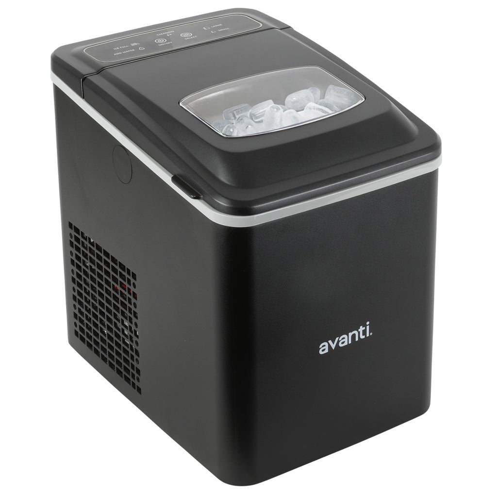 Avanti Mighty Ice 26 lb. Countertop Bullet Ice Maker, Black