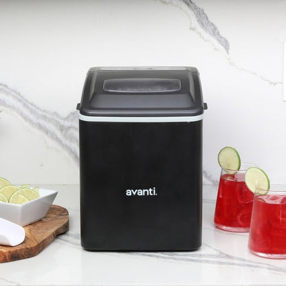 Avanti Mighty Ice 26 lb. Countertop Bullet Ice Maker, Black