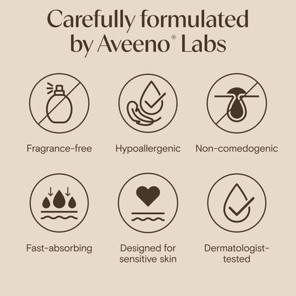 Aveeno Calm + Restore Oat Gel Face Moisturizer for Sensitive Skin, Face Cream, 1.7 oz
