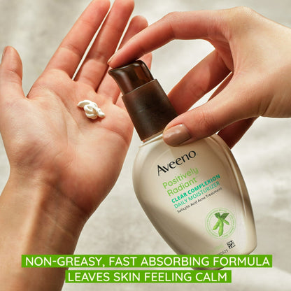 Aveeno Clear Complexion Acne Facial Moisturizer, Soy, 4 fl. oz