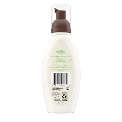 Aveeno Clear Complexion Foaming Facial Cleanser, Oil-Free Acne Face Wash, 6 fl. oz