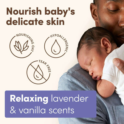 Aveeno Baby Calming Comfort Bath Body Wash, Lavender & Vanilla, 18 fl oz