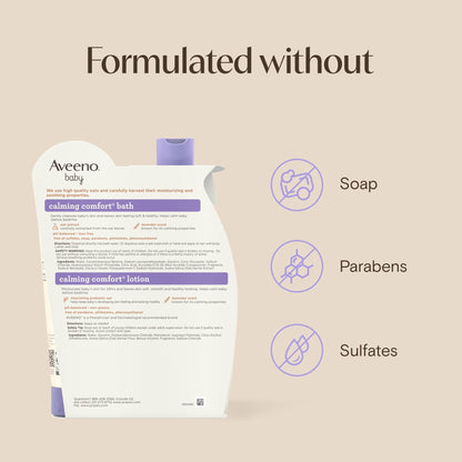 Aveeno Baby Calming Comfort Bath and Body Lotion Set