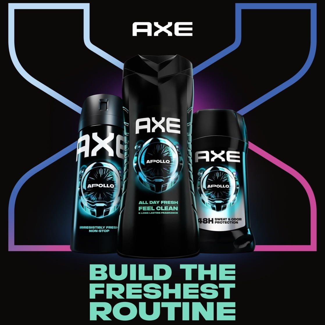 Axe Apollo Refreshing Daily Use Men's Body Wash, Sage and Cedarwood, 32 fl oz