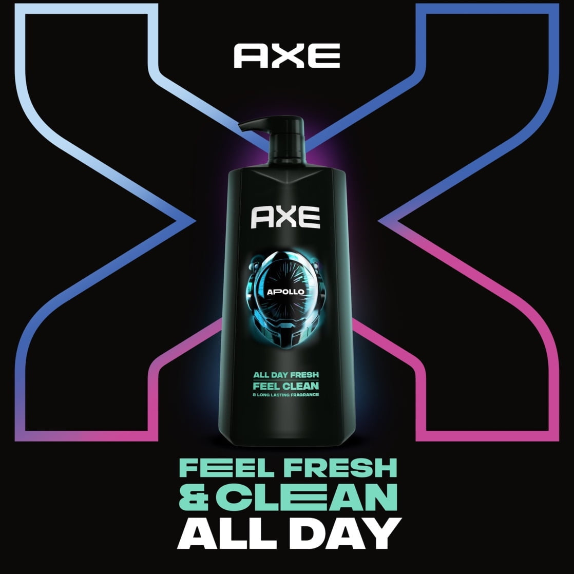Axe Apollo Refreshing Daily Use Men's Body Wash, Sage and Cedarwood, 32 fl oz