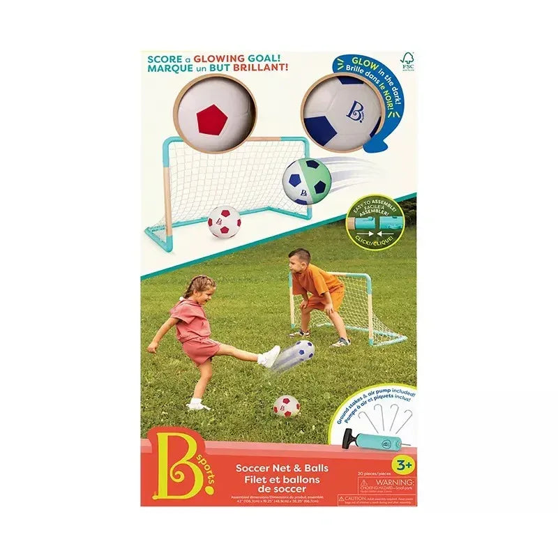 B. Toys Soccer Net & Balls Kids Sports Set