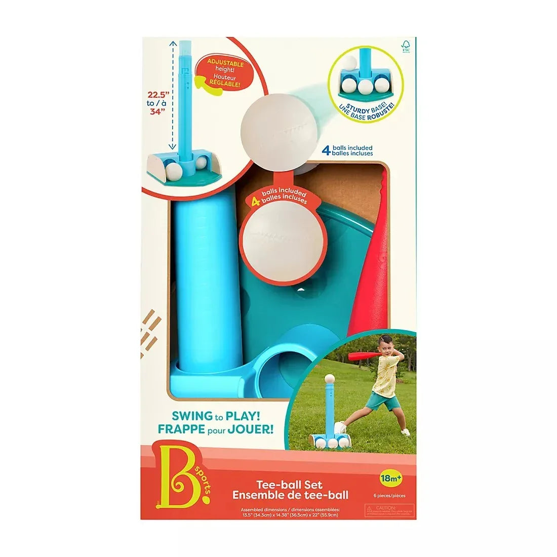 B. Toys Tee-Ball Set Kids Sports Set
