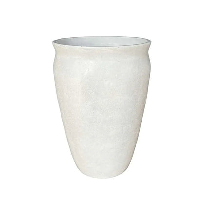 Better Homes & Gardens 14inch Hawthorn Planter Gypsum with Modern Design for Indoor Outdoor Plant
