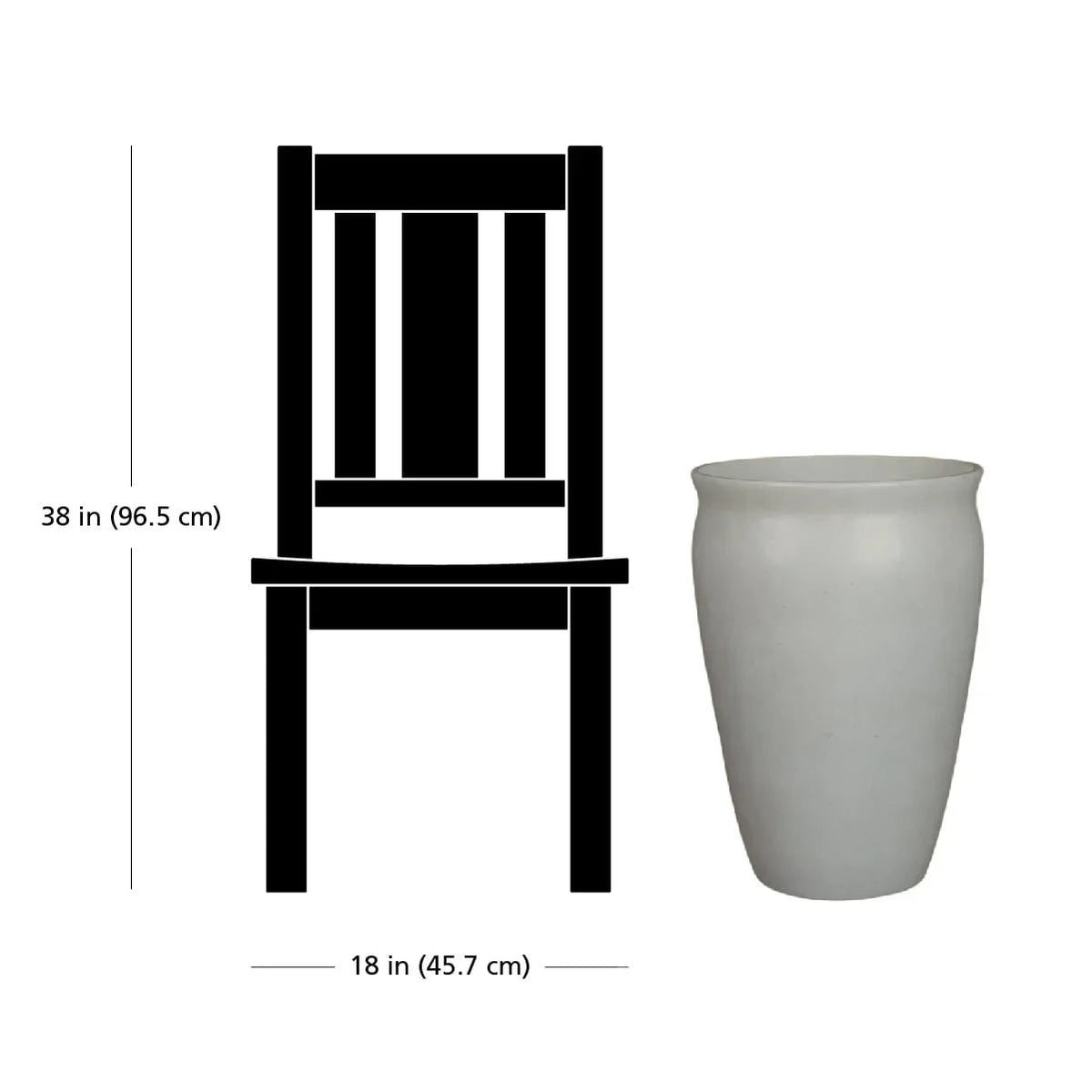 Better Homes & Gardens 14inch Hawthorn Planter Gypsum with Modern Design for Indoor Outdoor Plant