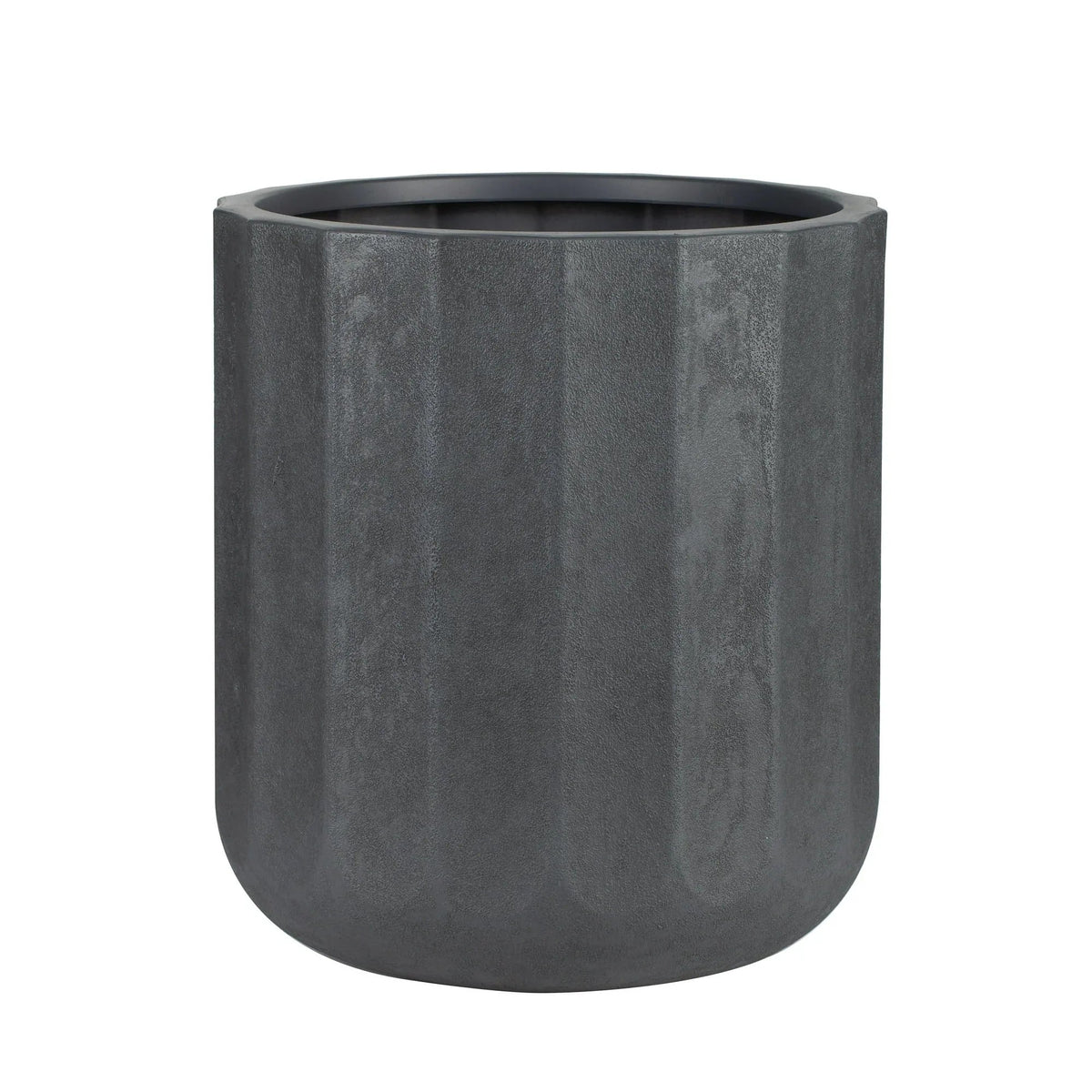 Better Homes & Gardens Adler 16 inch Resin Planter With Modern Design for Indoor Outdoor Plant