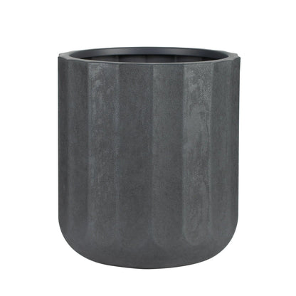 Better Homes & Gardens Adler 16 inch Resin Planter With Modern Design for Indoor Outdoor Plant