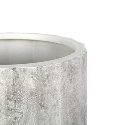 Better Homes & Gardens Adler 16 inch Resin Planter With Modern Design for Indoor Outdoor Plant