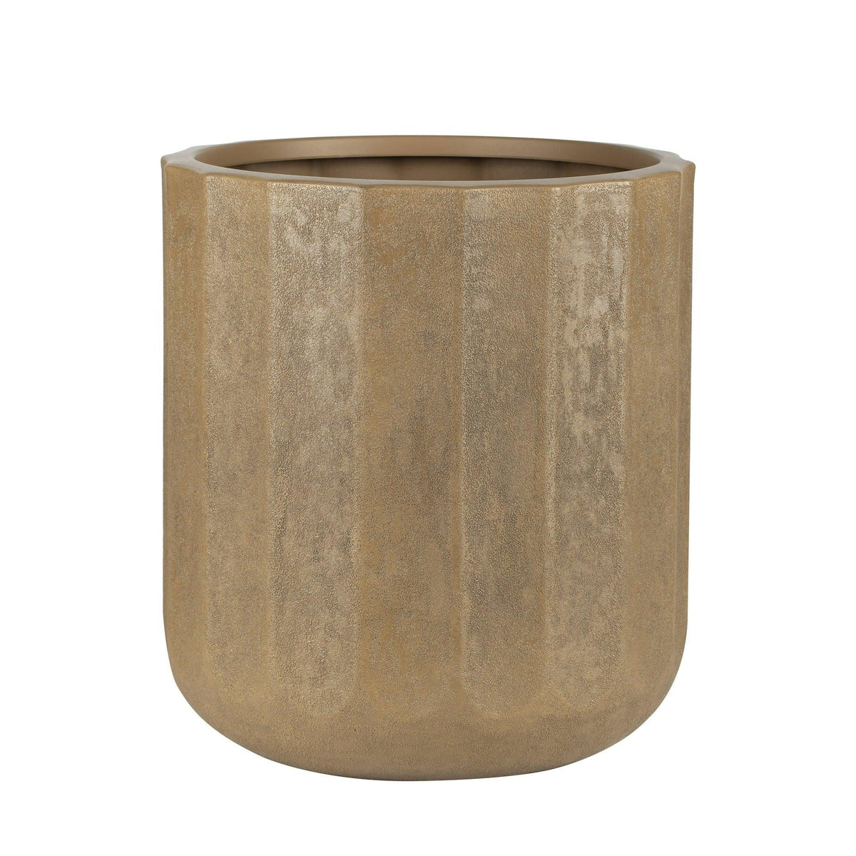 Better Homes & Gardens Adler 16 inch Resin Planter With Modern Design for Indoor Outdoor Plant