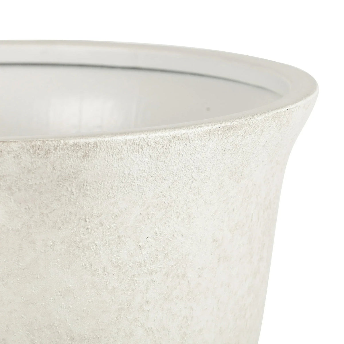 Better Homes & Gardens 20 inch Carmen Urn Planter, Gypsum with Modern Design for Indoor Outdoor Plant