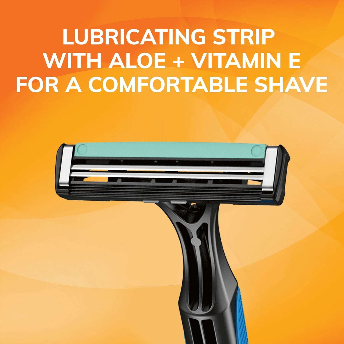 BIC Sensitive 2 Men's Disposable Razors, 8-Pack, Two Blades for Sensitive Skin