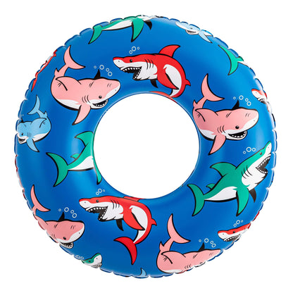 Bluescape Blue Tropical Inflatable Swim Tube Pool Float, for Kids & Adults, Age 9 & up, Unisex