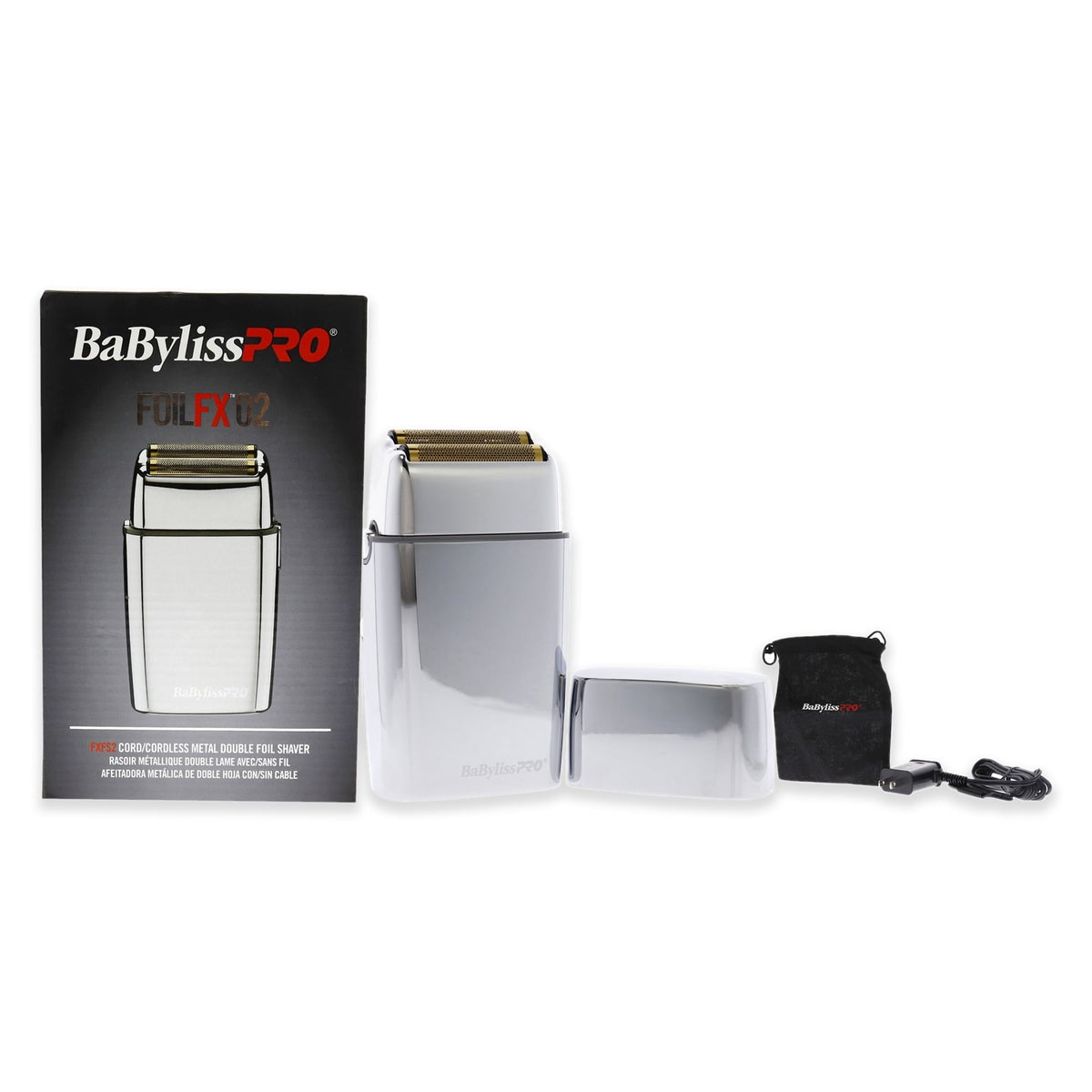 BaBylissPRO® FOILFX02™ Cordless Metal Double-Foil Shaver