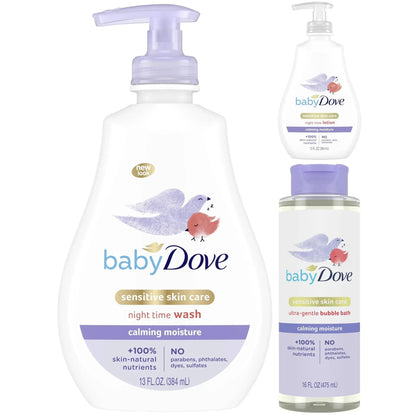 Baby Dove Ultra-Gentle Bubble Bath Calming Moisture Sensitive Skin, 16 oz