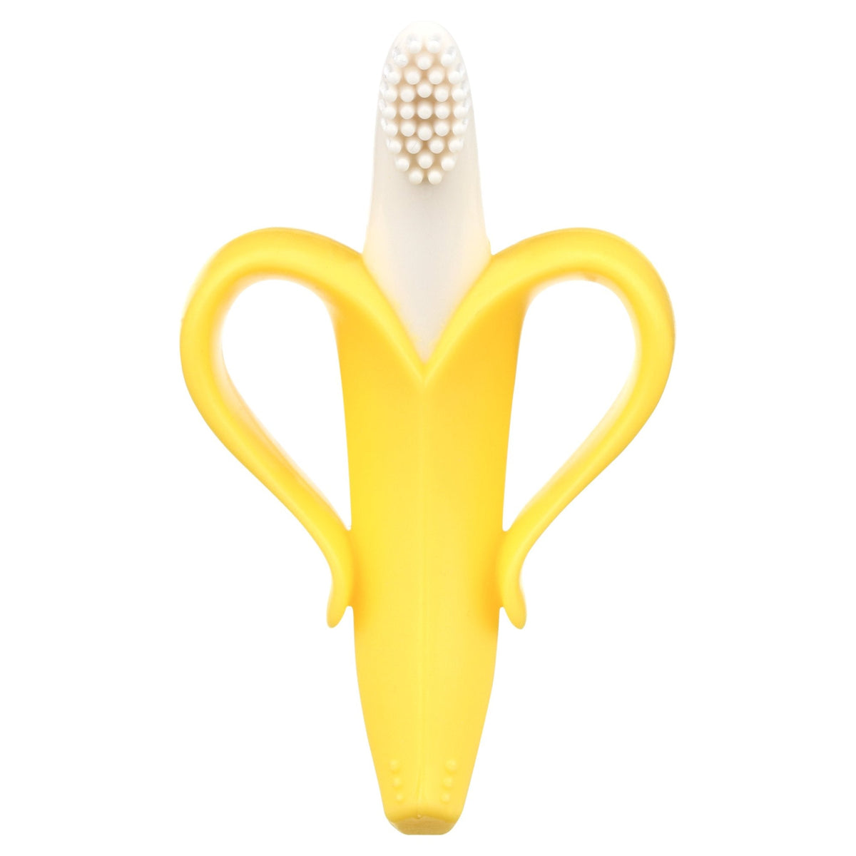 Baby Banana The Original Teether-Toothbrush, Infant to Toddler, Butter-Soft Bristles for Gums and Teeth, Bendable Food Grade Silicone, Family-Owned Business Since 2009, 11 Million+ Sold