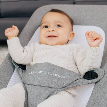 Baby Delight Alpine Deluxe Portable Baby Bouncer, for Infants 0-6 Months