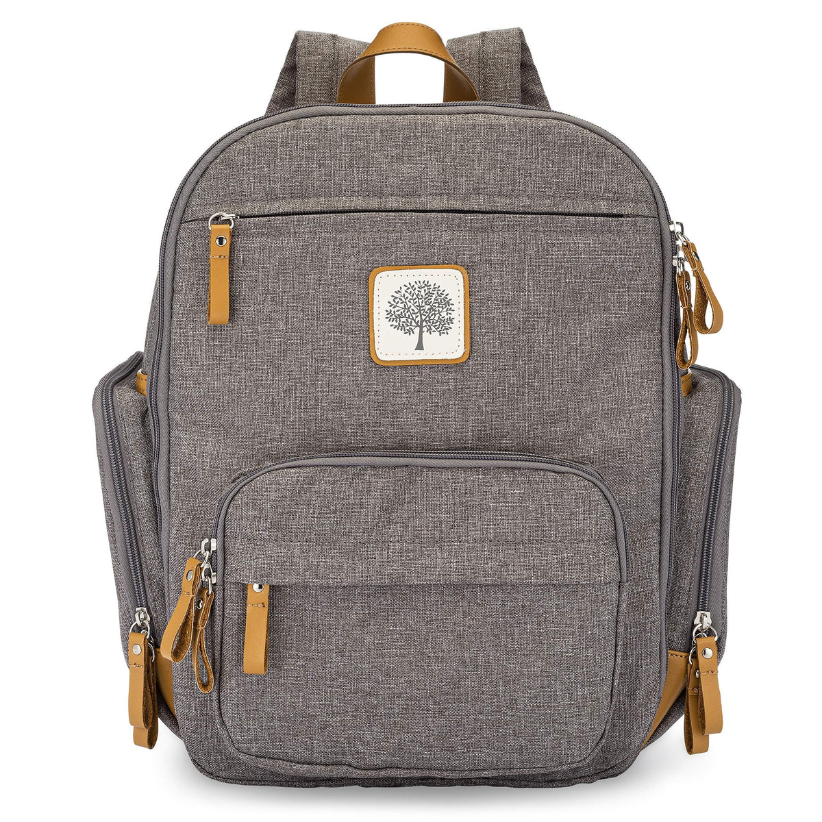 Baby Diaper Bag Backpack, Lightweight, Insulated Pockets (Gray)