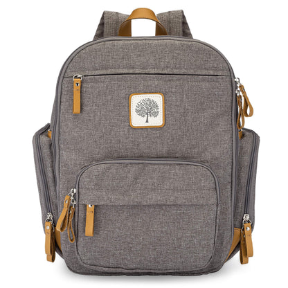 Baby Diaper Bag Backpack, Lightweight, Insulated Pockets (Gray)