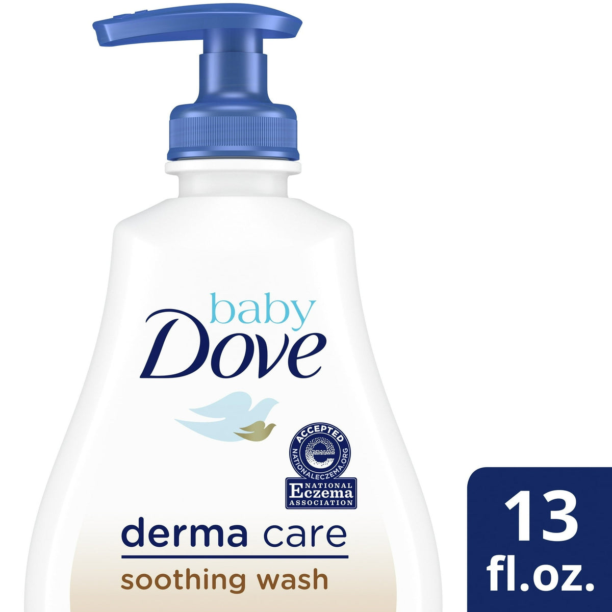 Baby Dove Derma Care Soothing Wash Skin Care with Colloidal Oatmeal for Eczema prone skin, 13 oz