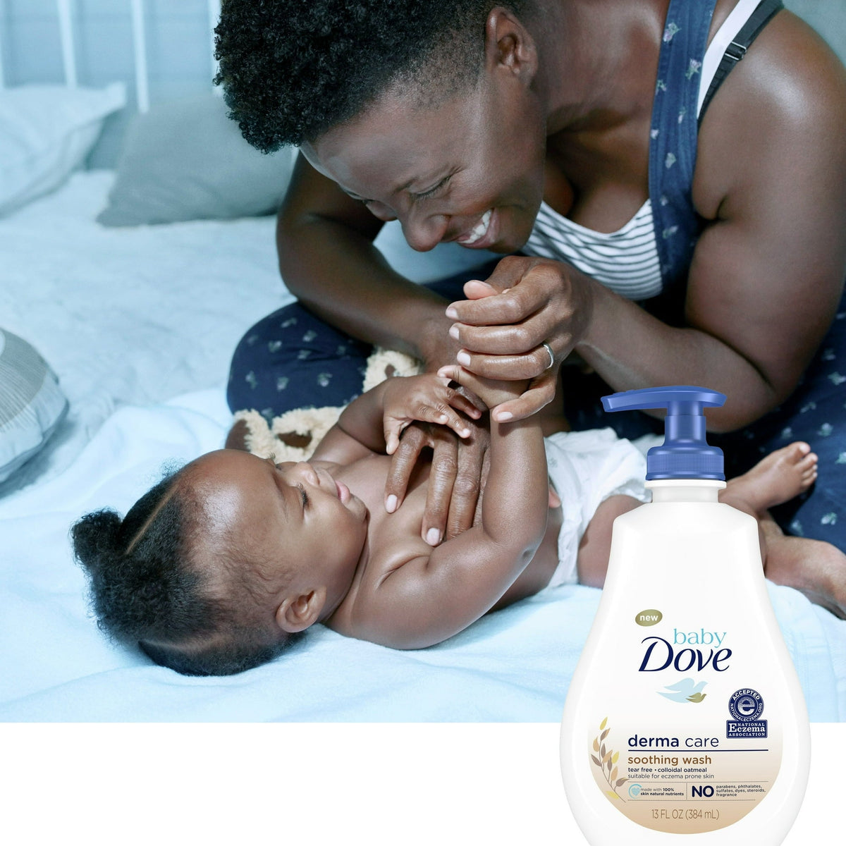 Baby Dove Derma Care Soothing Wash Skin Care with Colloidal Oatmeal for Eczema prone skin, 13 oz