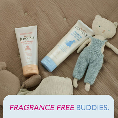Baby Jergens Soothing Sensitive Skin Cream, Newborn Dry Skin, Fragrance-Free, 8 fl oz