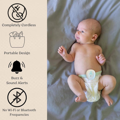 Baby Smile Baby Motion Breathing Monitor ||| Baby Abdominal Movement Monitor ||| Audible Alerts for Quick Alerts ||| Diaper Clip ||| No Bluetooth