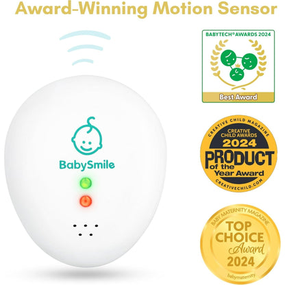 Baby Smile Baby Motion Breathing Monitor ||| Baby Abdominal Movement Monitor ||| Audible Alerts for Quick Alerts ||| Diaper Clip ||| No Bluetooth