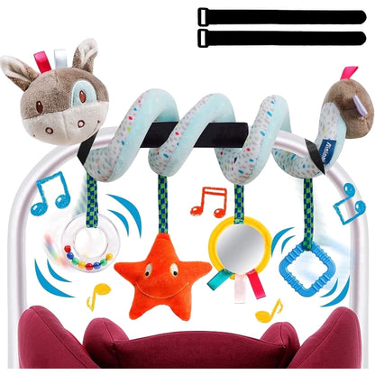 Baby Toys 0-6 Months, Car Seat Toys, Baby Stroller Toy, Newborn Infant Toys Gift for 0-3-6-12-24 Months