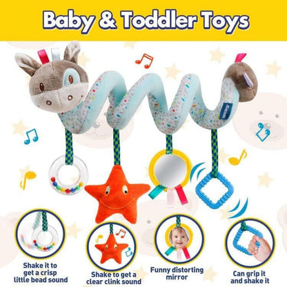 Baby Toys 0-6 Months, Car Seat Toys, Baby Stroller Toy, Newborn Infant Toys Gift for 0-3-6-12-24 Months
