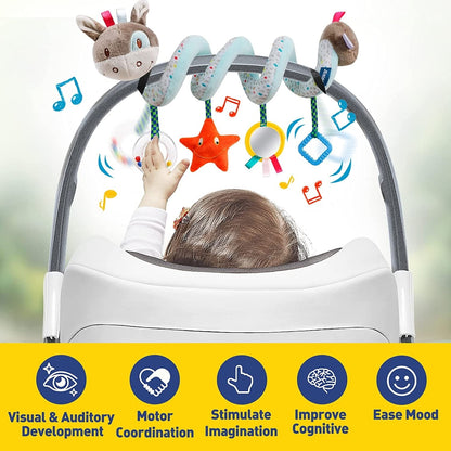 Baby Toys 0-6 Months, Car Seat Toys, Baby Stroller Toy, Newborn Infant Toys Gift for 0-3-6-12-24 Months