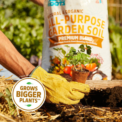 Back to the Roots Organic Premium Blend Garden Soil, 1 Cubic Foot Bag