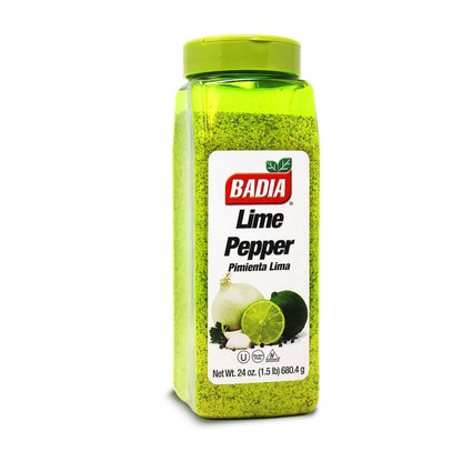 Badia Lemon Pepper Seasoning, 24 oz - Pepper, Garlic & Onion, Zesty Citrus Blend for Chicken, Seafood & Vegetables