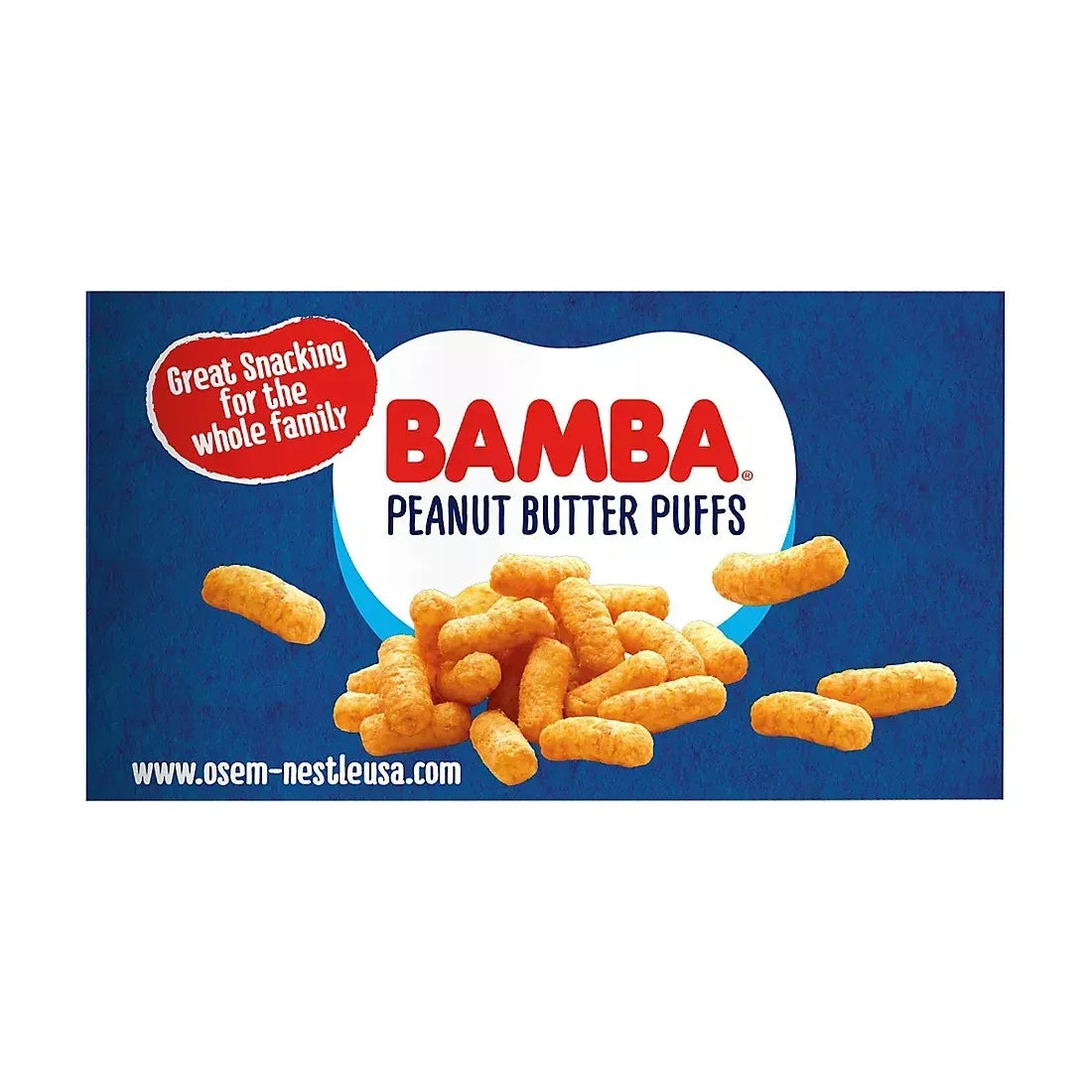 Bamba Peanut Butter Puffs Box, 24 pk.