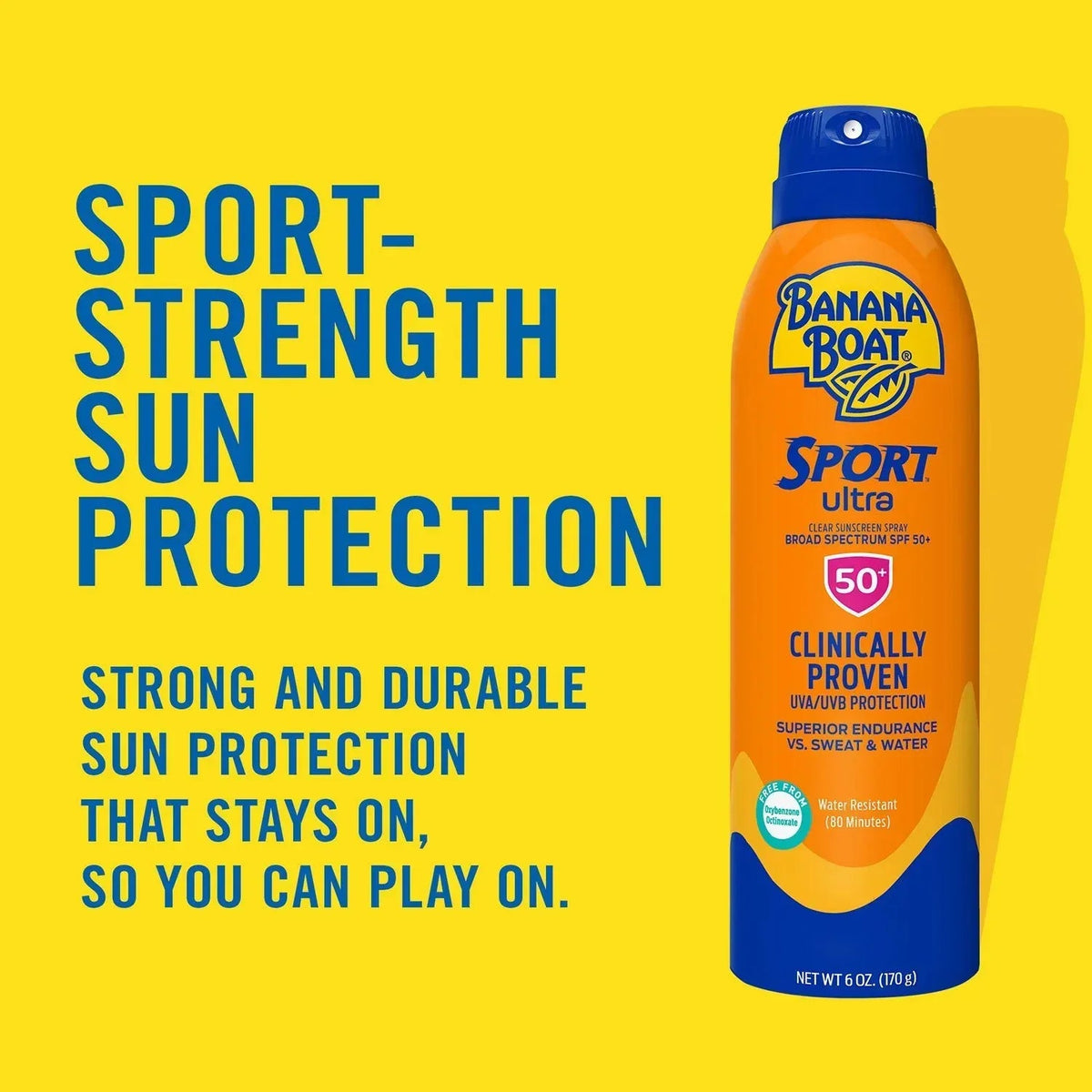 Banana Boat Sport Ultra Sunscreen Spray, SPF 50, 6 oz., 3 pk.