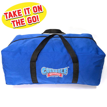 ABetter Design: Cornhole Shootout - 2-In-1 Games, Basketball Meets Cornhole, Yard Sports Play, Carry Bag, Bean Bags, Indoor/Outdoor, Family Ages 6+