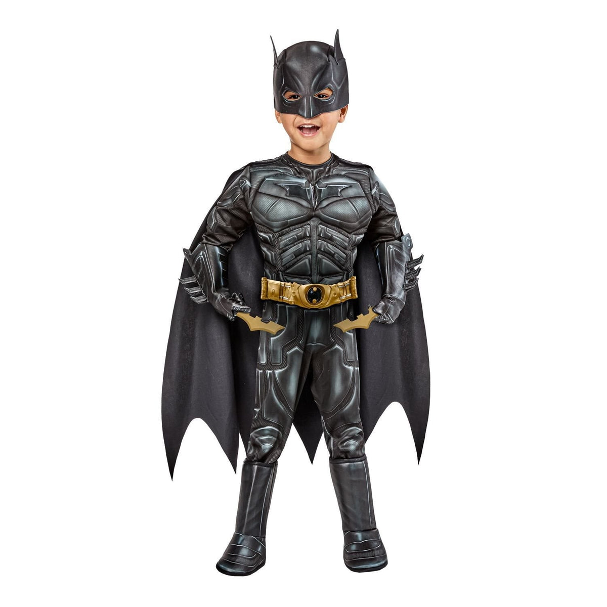 Batman The Dark Knight Muscle Chest Toddler Costume (3T-4T)