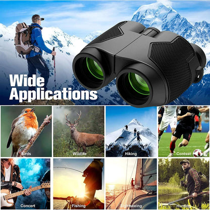 Bchangss 10x25 Binoculars for Adults,Kids, Compact Binoculars for Day and Night, Binoculars for Bird Watching Travel Sightseeing Hunting Wildlife Watching Outdoor Sports Games Concerts