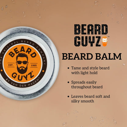 Beard Guyz Grooming Beard Balm for Men, Hydrating Formula with Coconut and Jojoba Oil, 2.25 oz.