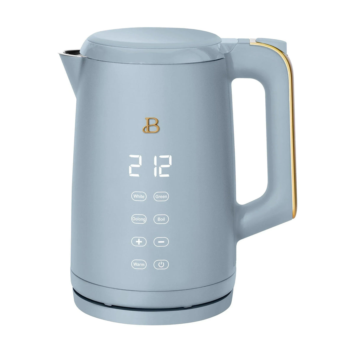 Beautiful 1.7-Liter Electric Kettle 1500 W with One-Touch Activation, sesame black by Drew Barrymore
