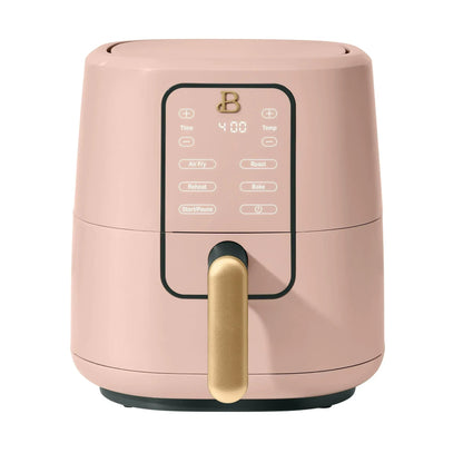Beautiful 3 Qt Air Fryer with TurboCrisp Technology, EverGood Ceramic Nonstick Coating, Thyme Green by Drew Barrymore