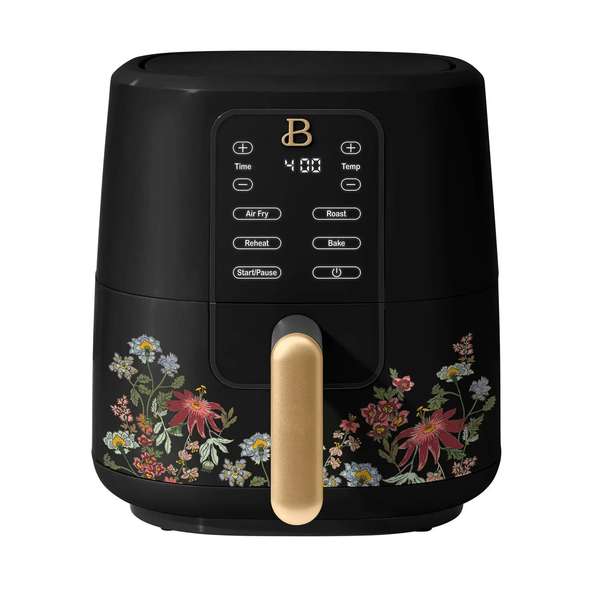 Beautiful 3 Qt Air Fryer with TurboCrisp Technology, EverGood Ceramic Nonstick Coating, Thyme Green by Drew Barrymore
