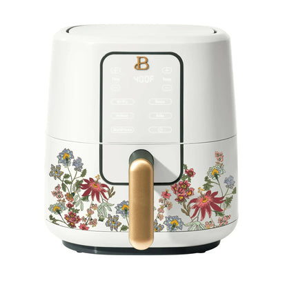 Beautiful 3 Qt Air Fryer with TurboCrisp Technology, EverGood Ceramic Nonstick Coating, Thyme Green by Drew Barrymore