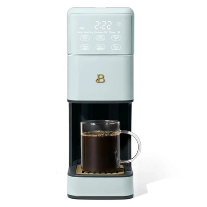 Beautiful Perfect Grind™ Programmable Single Serve Coffee Maker, White Icing by Drew Barrymore