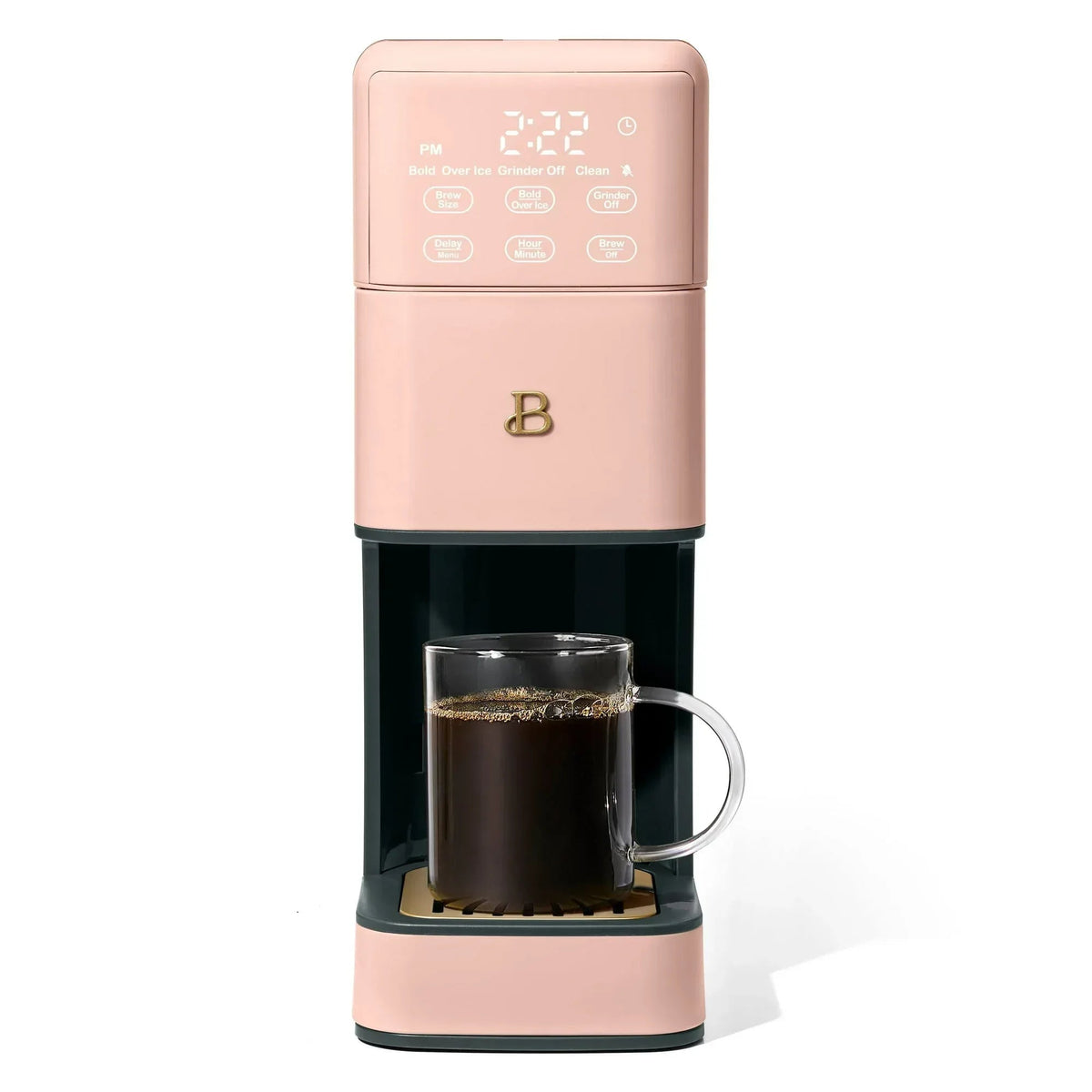 Beautiful Perfect Grind™ Programmable Single Serve Coffee Maker, White Icing by Drew Barrymore
