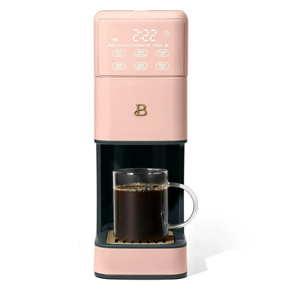 Beautiful Perfect Grind™ Programmable Single Serve Coffee Maker, White Icing by Drew Barrymore