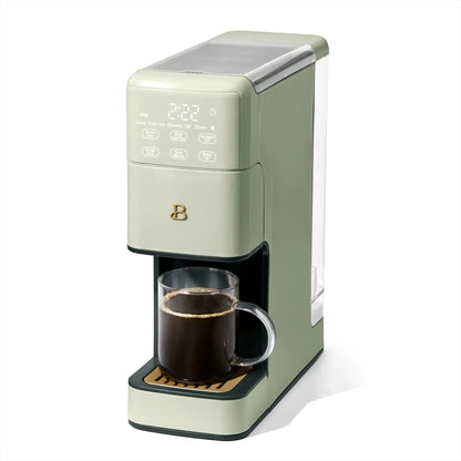 Beautiful Perfect Grind™ Programmable Single Serve Coffee Maker, White Icing by Drew Barrymore